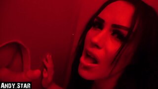 Namorada de golpes de pau no Gloryhole