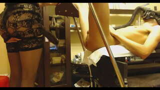 Home Pren Gegantina Strapon Fins El Cul